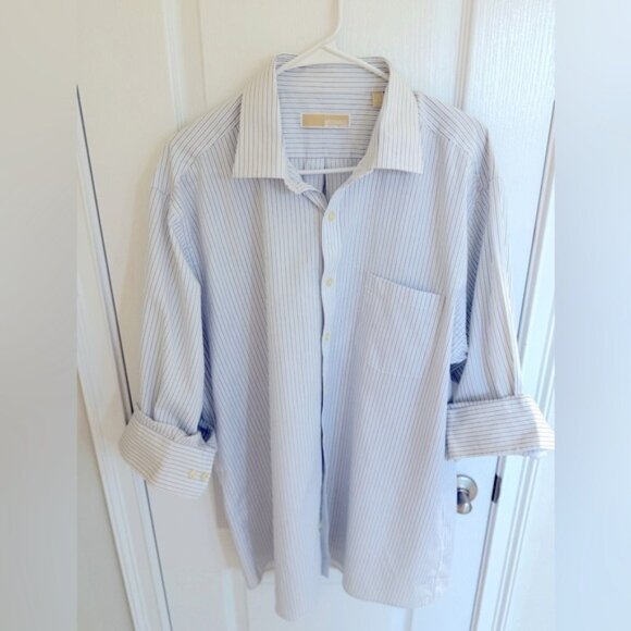 MICHAEL KORS Button Down Shirt in Men’s Size 17 - Picture 1 of 7